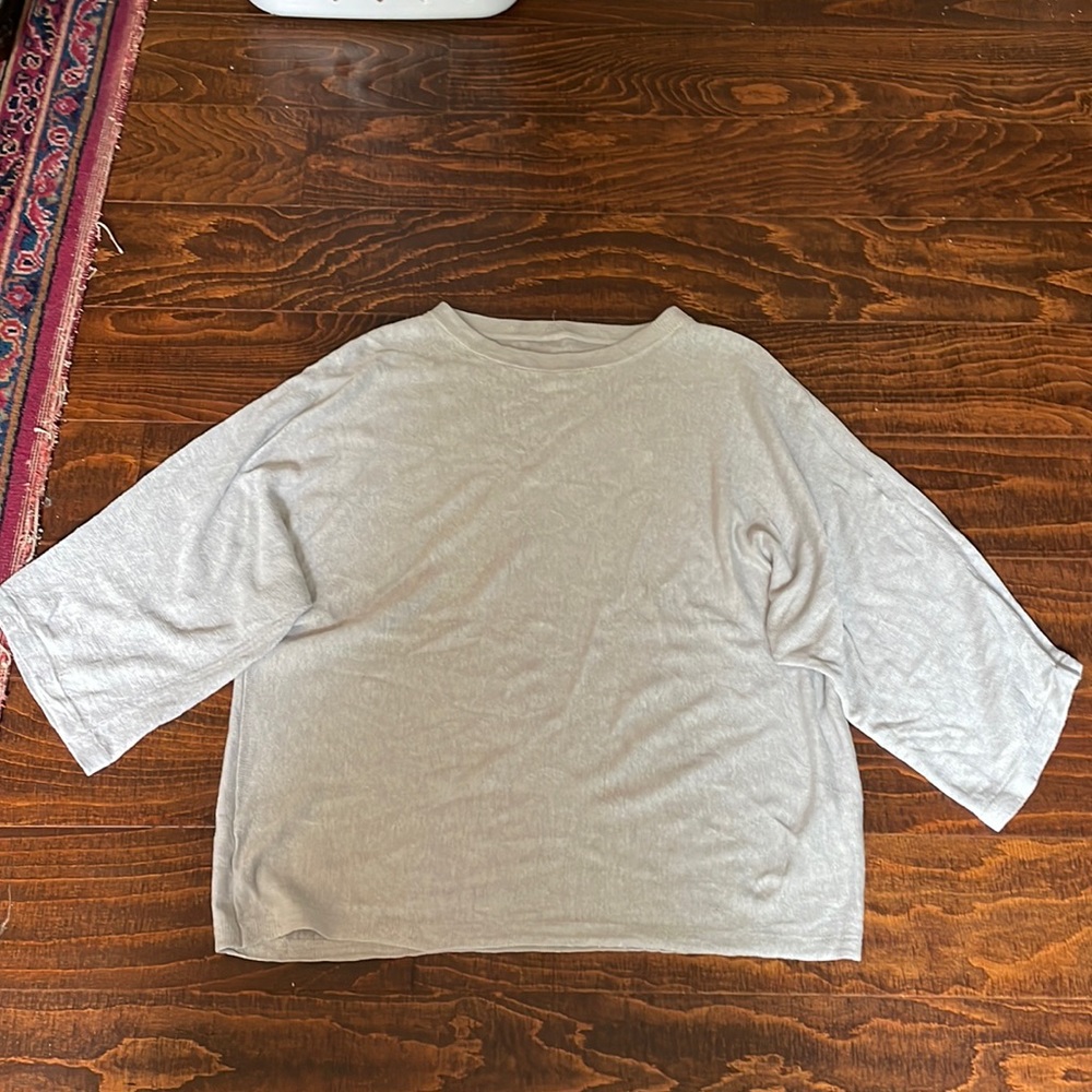 100% linen sweater shirt